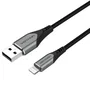 Vention - Cable USB 2.0 a Lightning, Conector Macho USB a Macho Lightning, Longitud 2 Metros, Color Gris